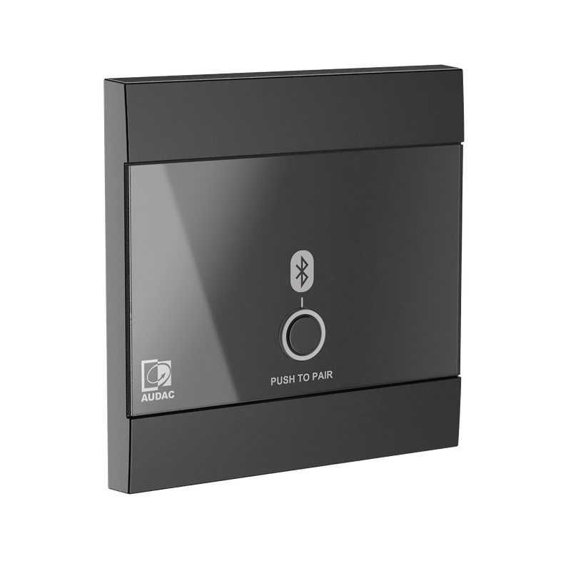 AUDAC WP220 Bluetooth Wall Panel Remote Input Module (Black or White)