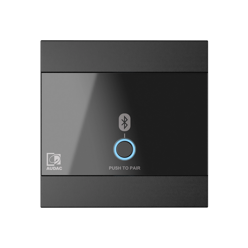AUDAC WP220 Bluetooth Wall Panel Remote Input Module (Black or White)