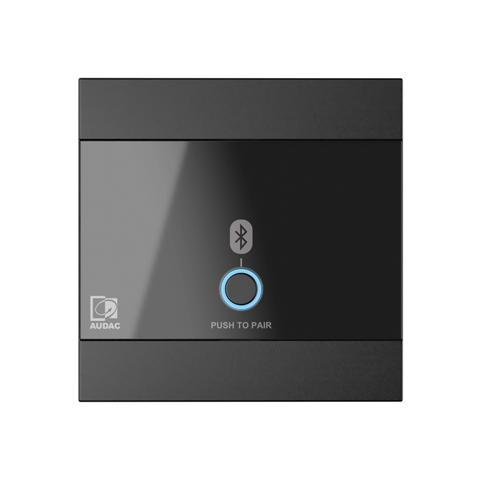AUDAC WP220 Bluetooth Wall Panel Remote Input Module (Black or White)