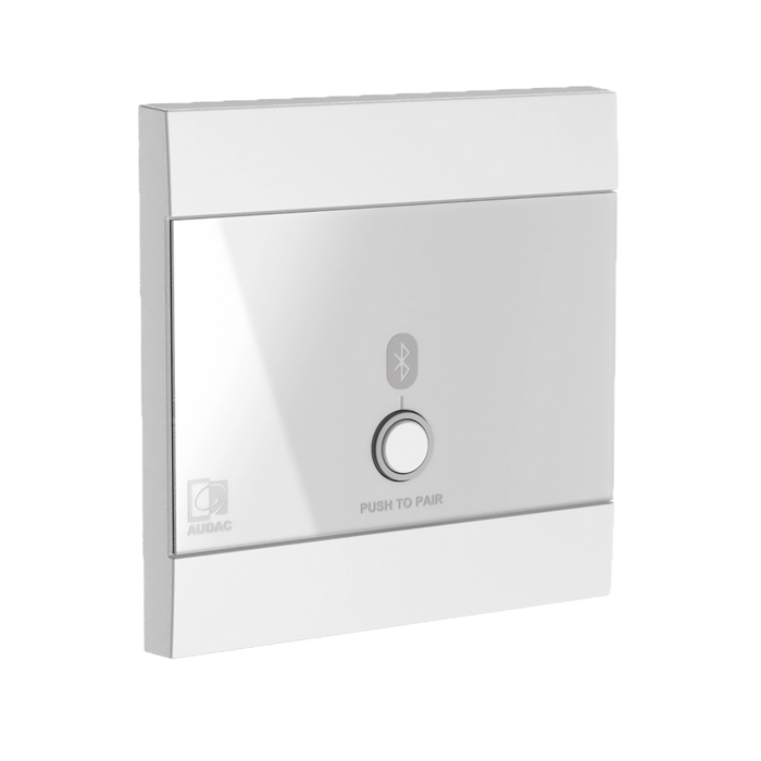 AUDAC WP220 Bluetooth Wall Panel Remote Input Module (Black or White)