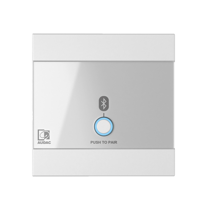 AUDAC WP220 Bluetooth Wall Panel Remote Input Module (Black or White)