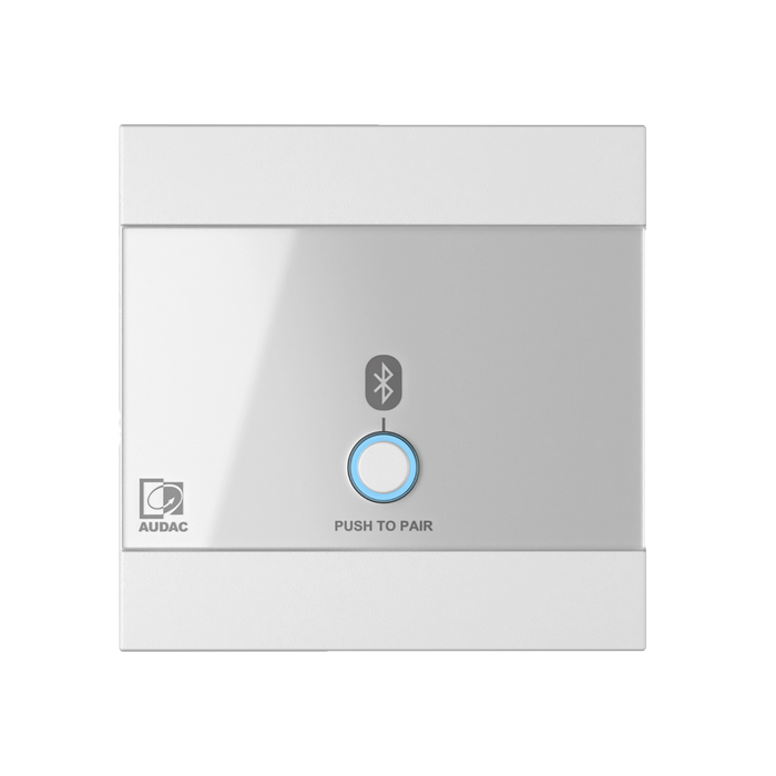 AUDAC WP220 Bluetooth Wall Panel Remote Input Module (Black or White)