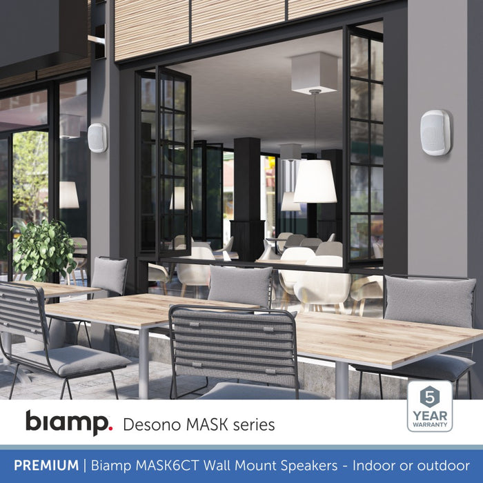 Wall Speaker, Background Music System - Bluetooth, FM Radio (4 Independent Zones)