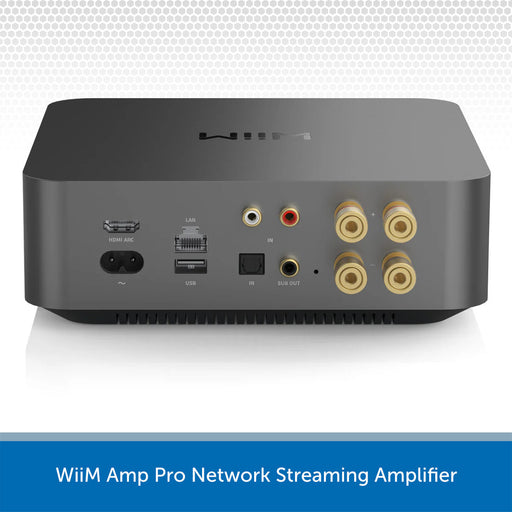 WiiM Amp Pro Network Streaming Amplifier Back