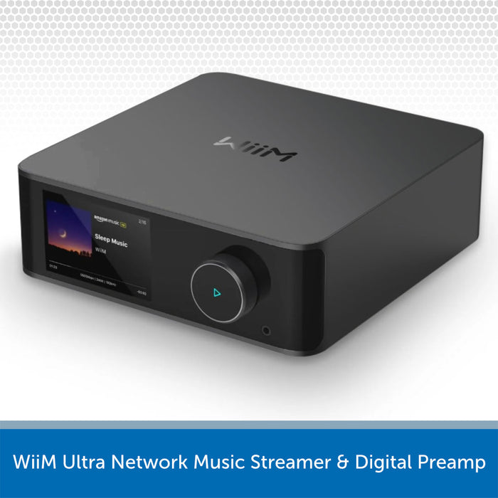 WiiM Ultra Network Music Streamer & Digital Preamp on a white background