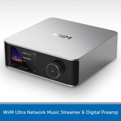 WiiM Ultra Network Music Streamer & Digital Preamp on a white background