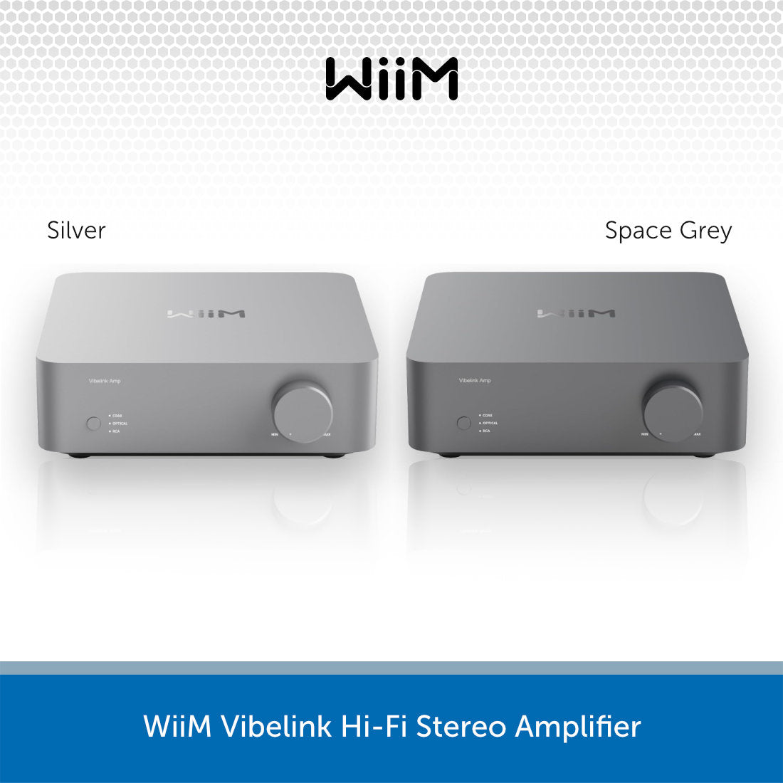 WiiM Vibelink Hi-Fi Stereo Amplifier, 2 x 100W, 4-8 Ohms | Audio Volt