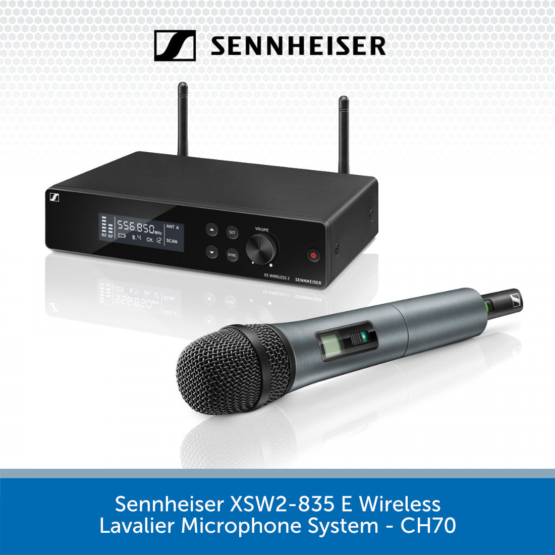 Sennheiser XSW2-835 Wireless Handheld Microphone - CH70 | Audio Volt