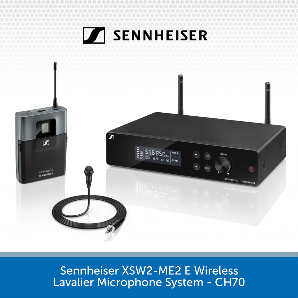 Sennheiser XSW2-ME2 Wireless Lavalier Mic System CH70 | Audio Volt