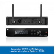 Sennheiser XSW2-ME2 E Wireless Lavalier Microphone System - CH70