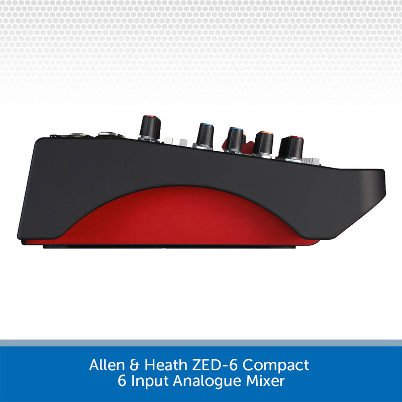 Allen & Heath ZED-6 Compact 6 Input Analogue Mixer