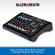 Allen & Heath ZEDi-10 10-Channel Analogue Mixer & USB Interface