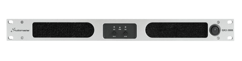 Studiomaster QX2-3000 2-Channel 1U Digital Power Amplifier (2 x 2550W @ 4 Ohms)
