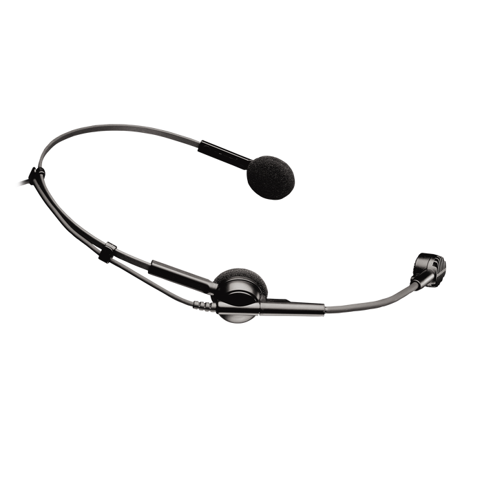Audio Technica ATM75cW Cardioid Condenser Headworn Microphone with cW 4-Pin Connector - Black