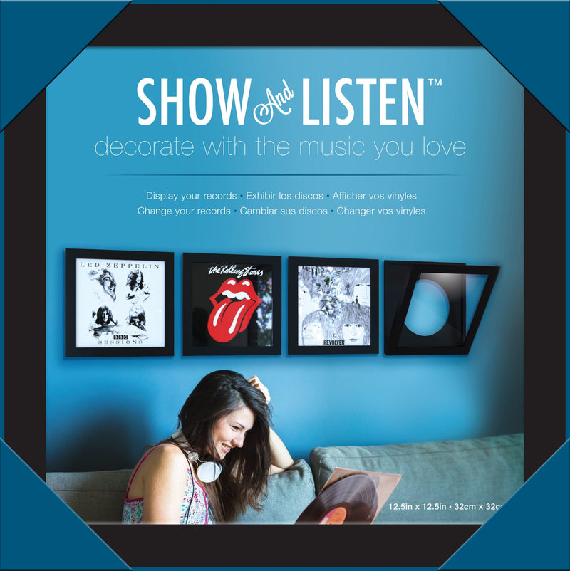 Show And Listen Vinyl Record Album LP Frame, Single - Available In Black or White