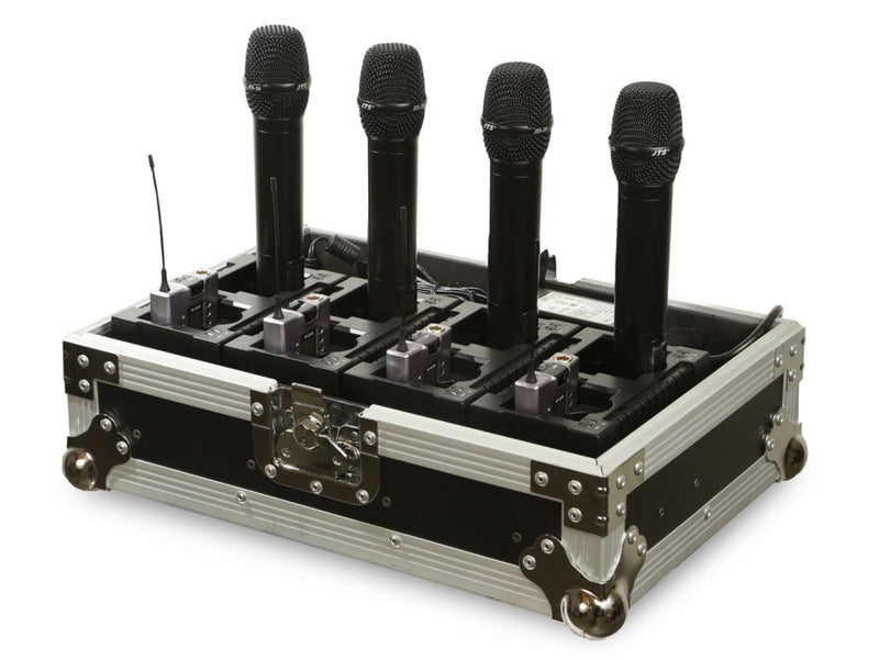 JTS CH-8 Eight-Way Wireless Microphone Transmitter Charging Dock