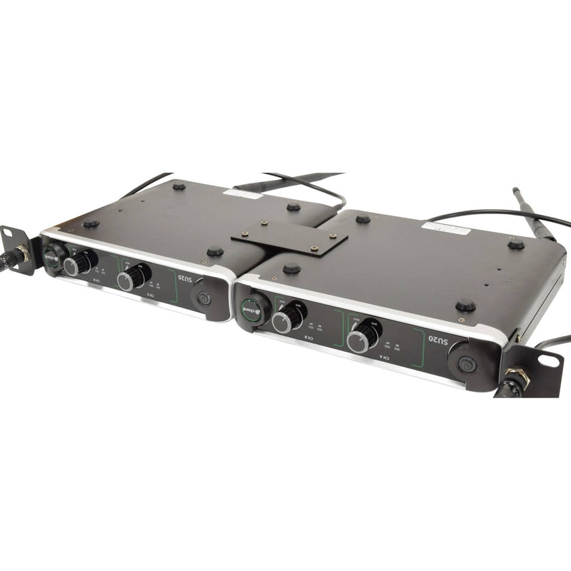 Chord SU20-B-BY Dual UHF Beltpack Wireless Microphone System with Lavalier & Headset Mics (864.8 + 863.1MHz)