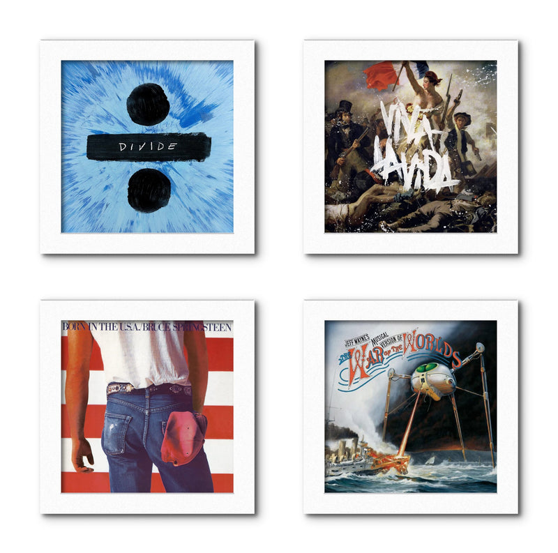 Show And Listen Vinyl Record Album LP Frame, Single - Available In Black or White