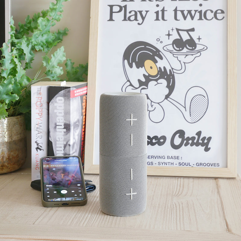 Steepletone SPLIT Rechargeable Bluetooth Speaker (Black or Grey)