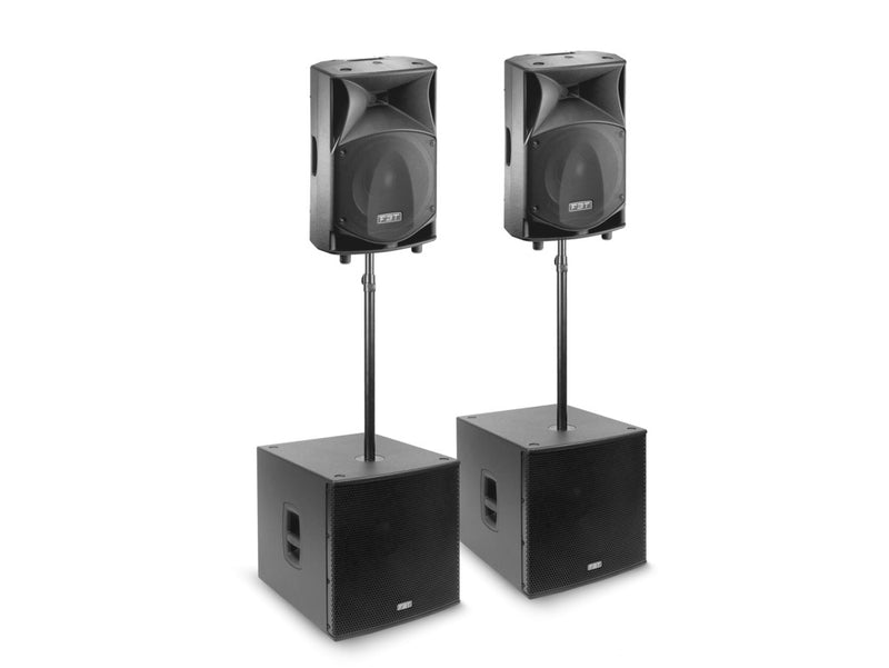 FBT JMaxX 3000 Active 12" PA Speaker & 18" Subwoofer Package - 4200W RMS