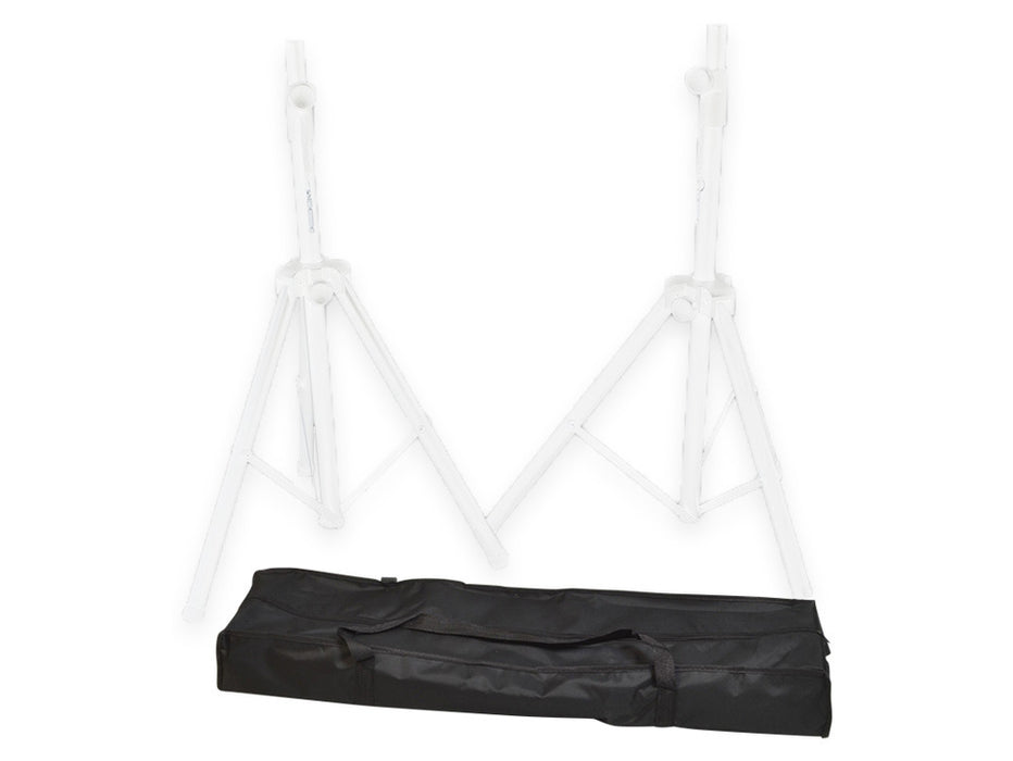 Ultimax UTX 325 Professional Aluminium Speaker Stands with Carry Bag (Pair) - Black or White