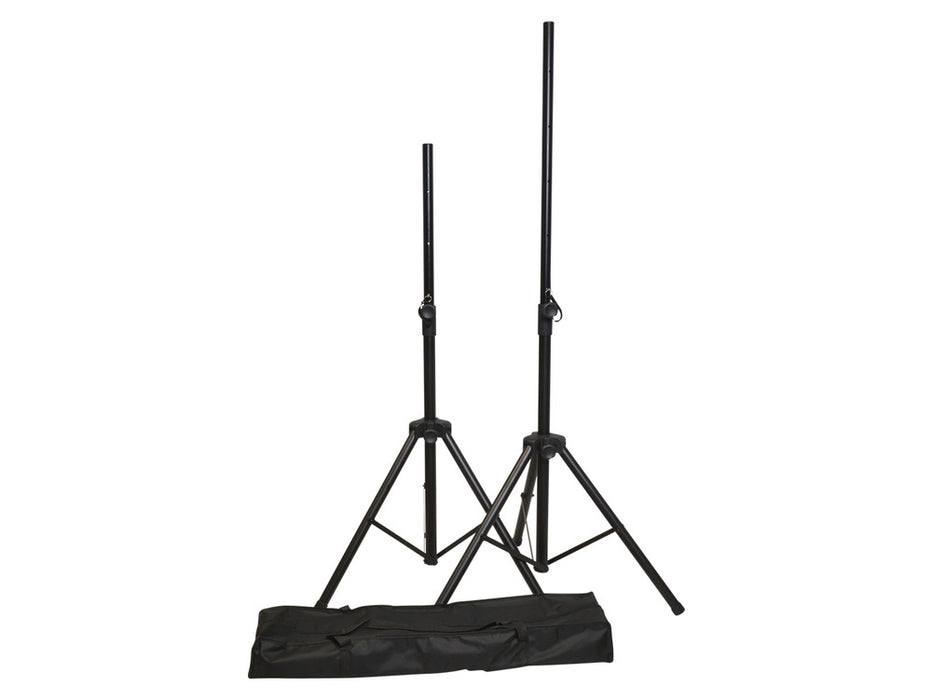 Ultimax UTX 325 Professional Aluminium Speaker Stands with Carry Bag (Pair) - Black or White