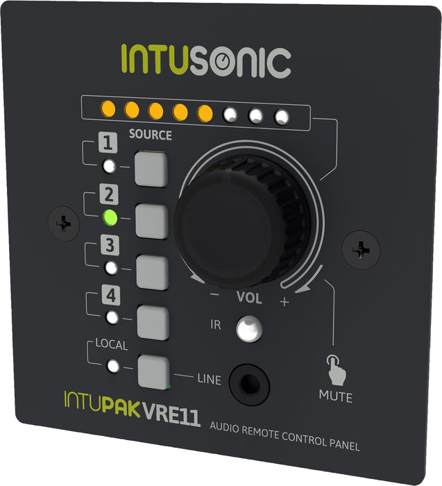 Intusonic IntuPak VRE11 Remote Volume/Source Selector Wall Panel