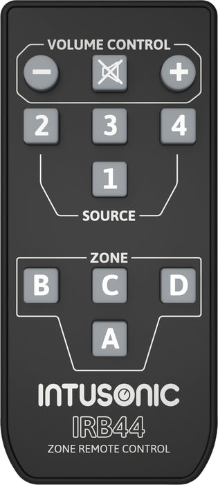 Intusonic IntuPak VRE11 Remote Volume/Source Selector Wall Panel