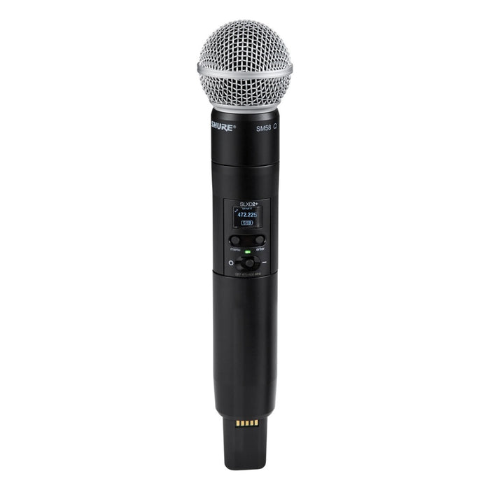 Shure SLXD24D+/58 Dual Wireless Handheld System with SM58 Microphones – CH38/CH70