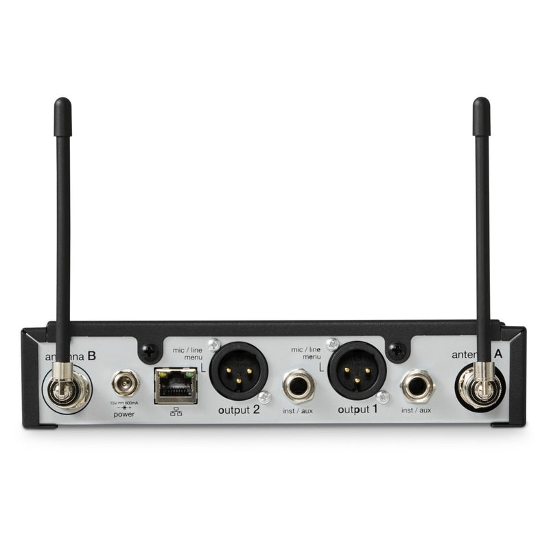 Shure SLXD14D+ Dual Wireless Bodypack System with WA305 Instrument Cables – CH38/CH70