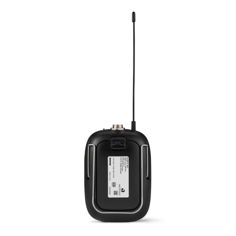 Shure SLXD14D+ Dual Wireless Bodypack System with WA305 Instrument Cables – CH38/CH70