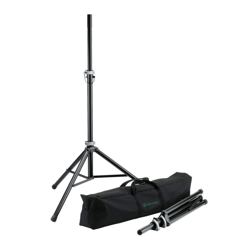 K&M 21459 Aluminium Speaker Stands with Carry Bag - Pair (2 x K&M 21450)