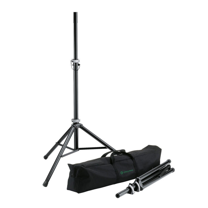 K&M 21459 Aluminium Speaker Stands with Carry Bag - Pair (2 x K&M 21450)