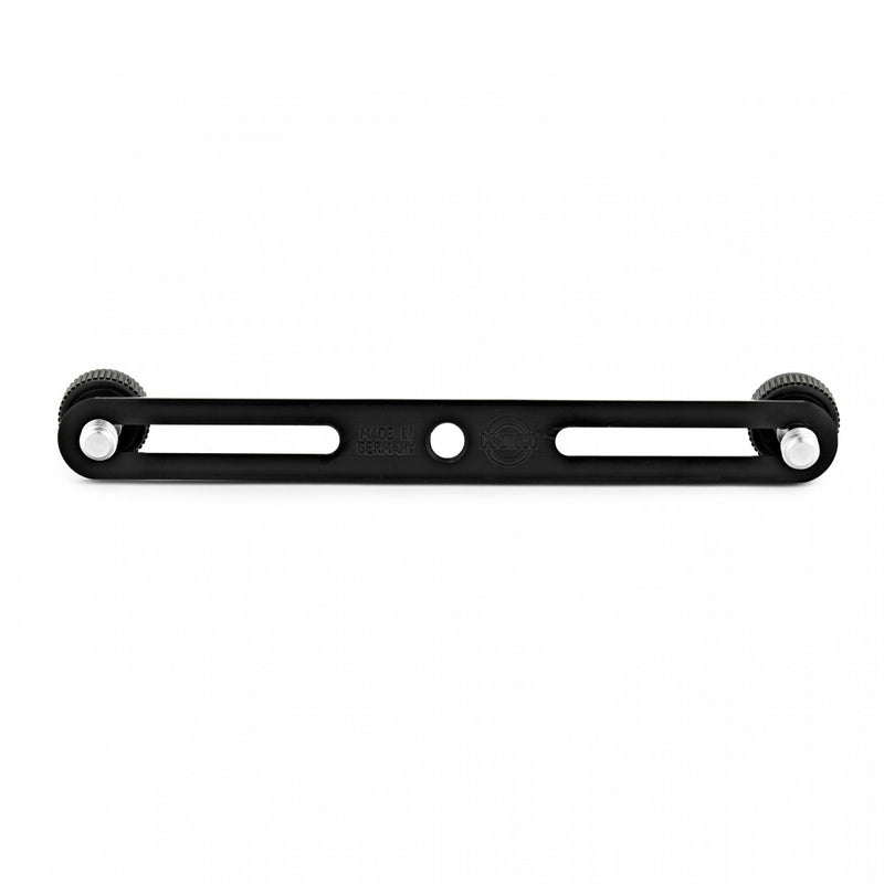 K&M 23550 Adjustable Stereo Microphone Bar - Black