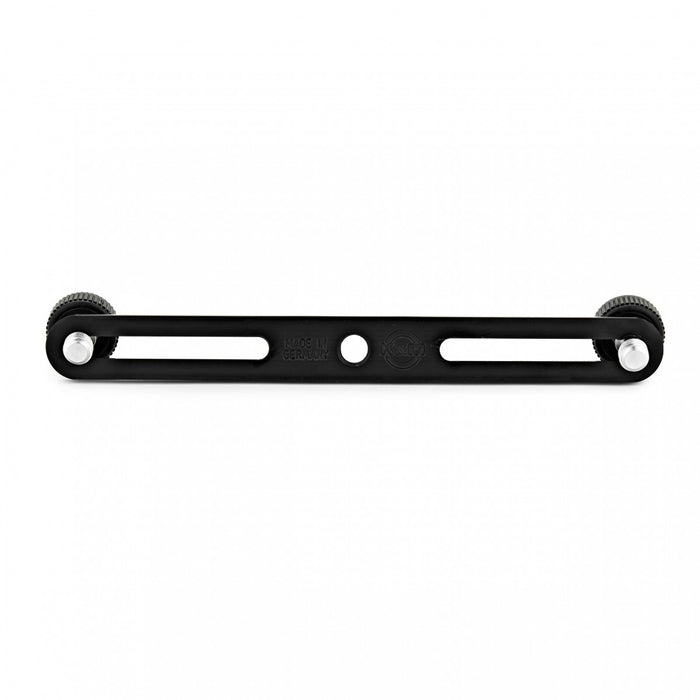 K&M 23550 Adjustable Stereo Microphone Bar - Black