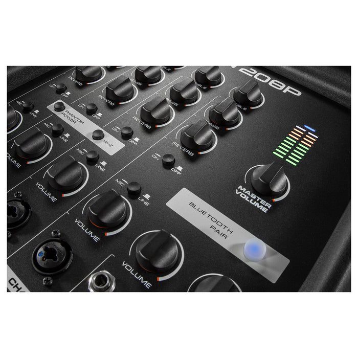 JBL EON208P 8" Portable PA System with 8-Channel Bluetooth Mixer & AKG Mic