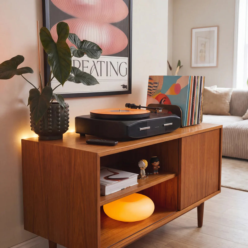 Steepletone Mayfair Fully Automatic Bluetooth Record Player with Built-In Speakers