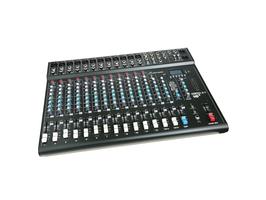 Studiomaster CLUB XS16+ 16 Channel Mixing Console With Bluetooth, USB/SD & DSP Effects