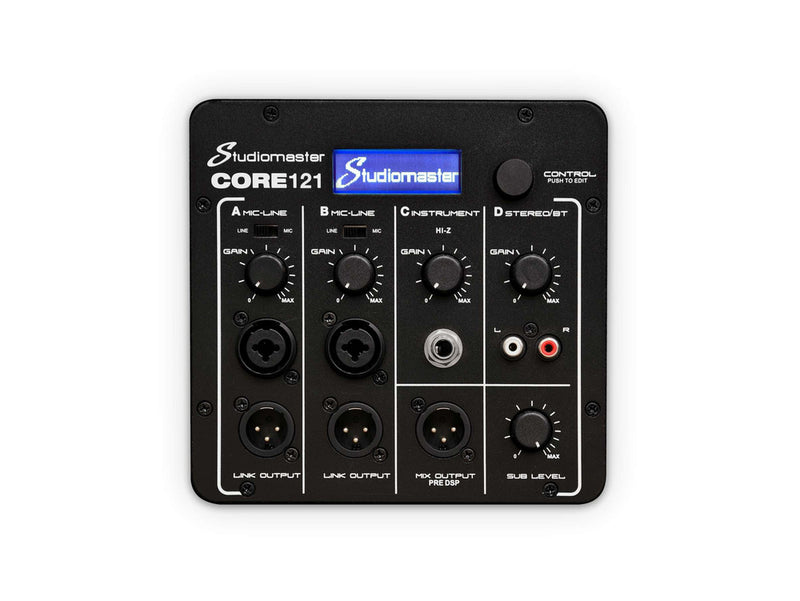 Studiomaster CORE 121 12" Active Curved Array PA Speaker System + DSP Mixer