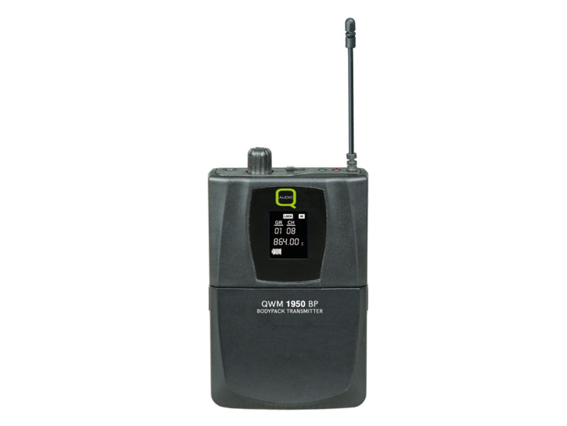 Q-Audio QWM 1950 ZBP UHF Wireless Beltpack Transmitter (for QWM 1950 System)