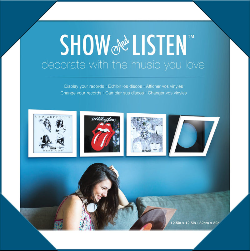 Show And Listen Vinyl Record Album LP Frame, Single - Available In Black or White