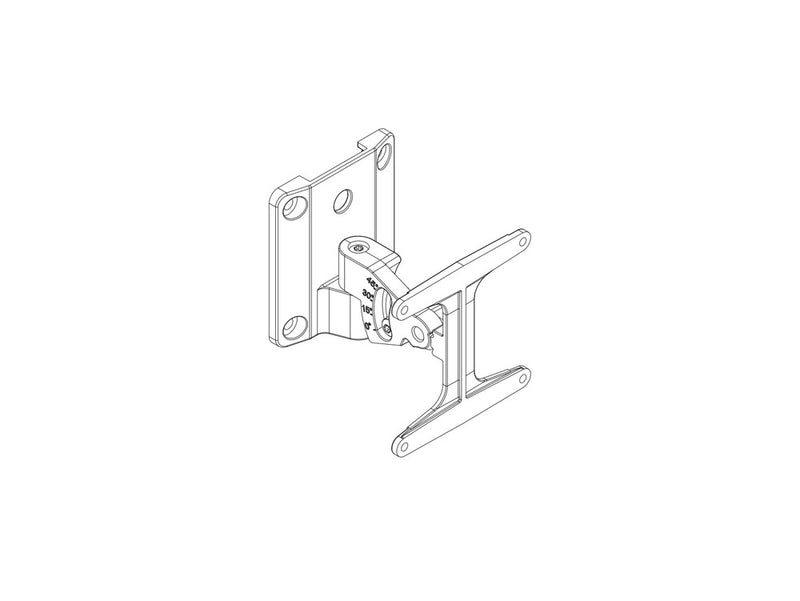 FBT WM-68 Directional Wall Mount Bracket for Archon 105/106/108 & Canto 8 — Black or White