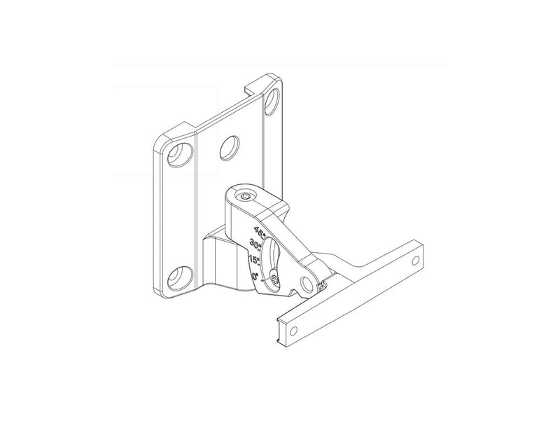 FBT WM-45 Directional Wall Mount Bracket for Canto 5 Speakers - Black or White