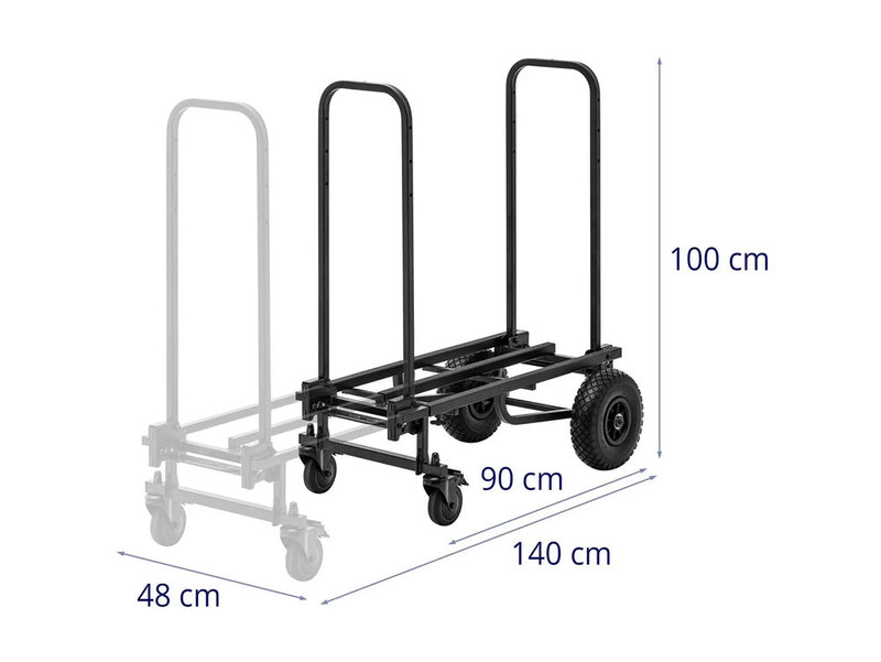 Ultimax StageCartPro Heavy-Duty Stage Equipment Trolley Cart