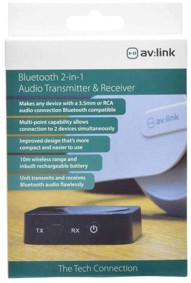 AV Link BTTR2 Bluetooth 2-in-1 Audio Transmitter and Receiver