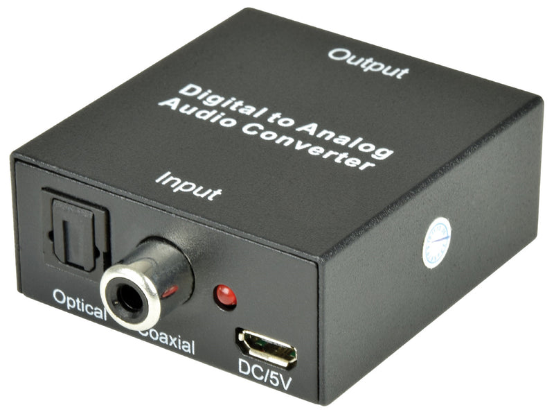 Digital Optical to Line Level Audio Converter