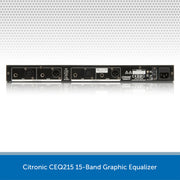 Citronic CEQ215 15-Band Graphic Equalizer