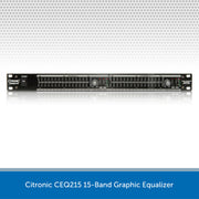 Citronic CEQ215 15-Band Graphic Equalizer