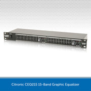 Citronic CEQ215 15-Band Graphic Equalizer
