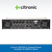 Citronic QP Series Quad Power Amplifiers - QP1600 & QP2320